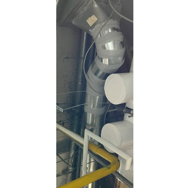  Ductwork addition to existing space 